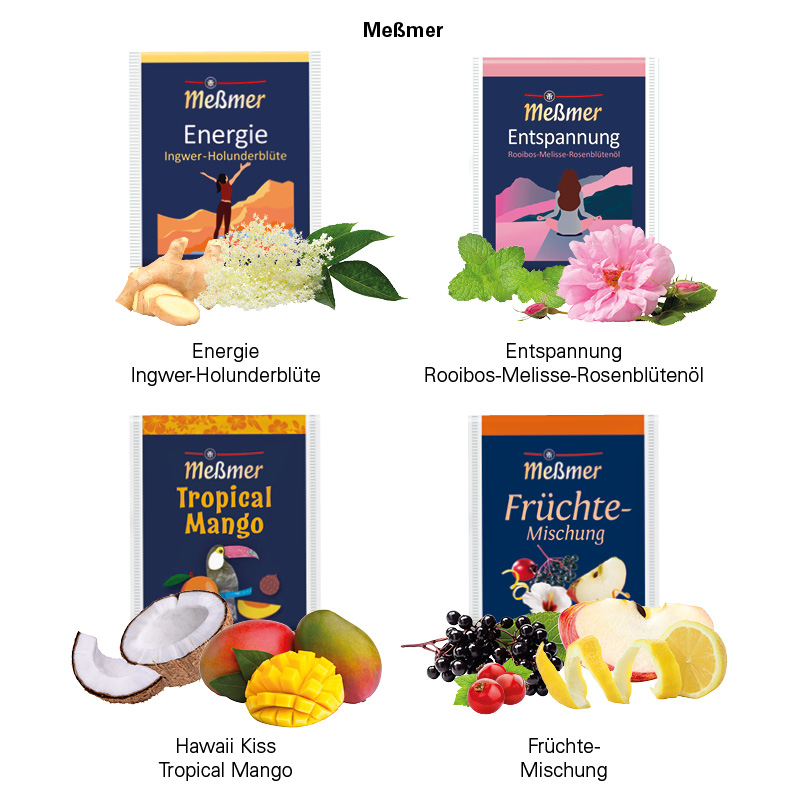 Werbekarte Midi, Meßmer Tee Hawaii Kiss