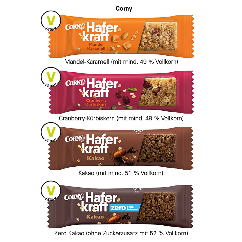 Corny Haferkraft Riegel, Kakao