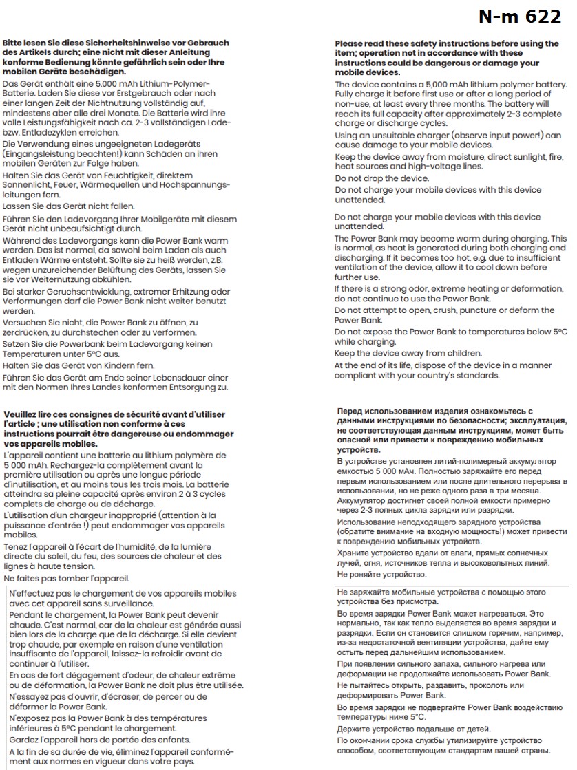 TRUSTY PB 5000 mAh schwarz