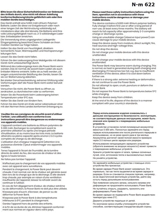 TRUSTY PB 5000 mAh schwarz