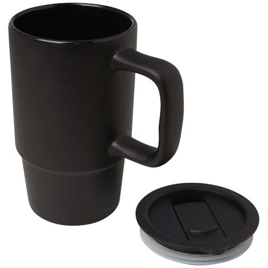 Carter 450 ml Keramiktasse mit Kunststoffdeckel