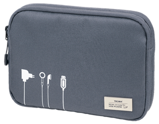 TROIKA Kabeltasche "BLUE CYCLE TECH POUCH 2"