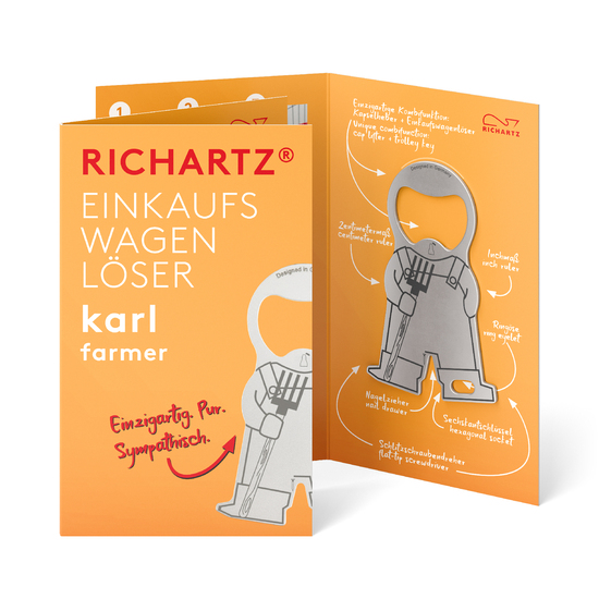 RICHARTZ® EINKAUFSWAGENLÖSER karl farmer