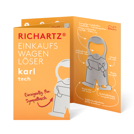 RICHARTZ® EINKAUFSWAGENLÖSER karl tech