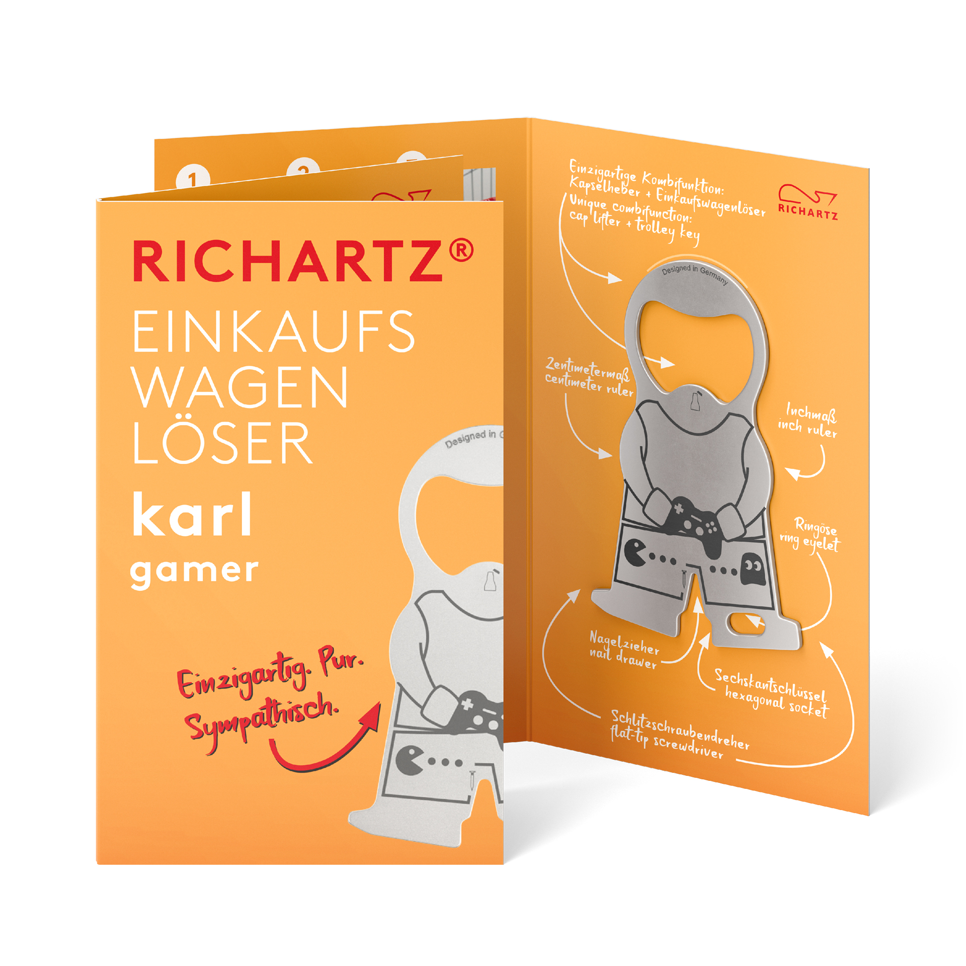 RICHARTZ® EINKAUFSWAGENLÖSER karl gamer