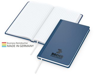 Notizbuch Easy-Book Basic Bestseller Pocket, dunkelblau, Prägung schwarz-glänzend