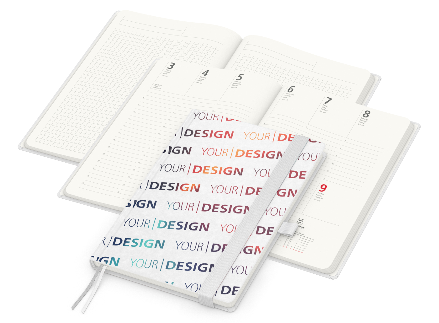 Wochenplaner Match-Hybrid A5 Natura Recycling