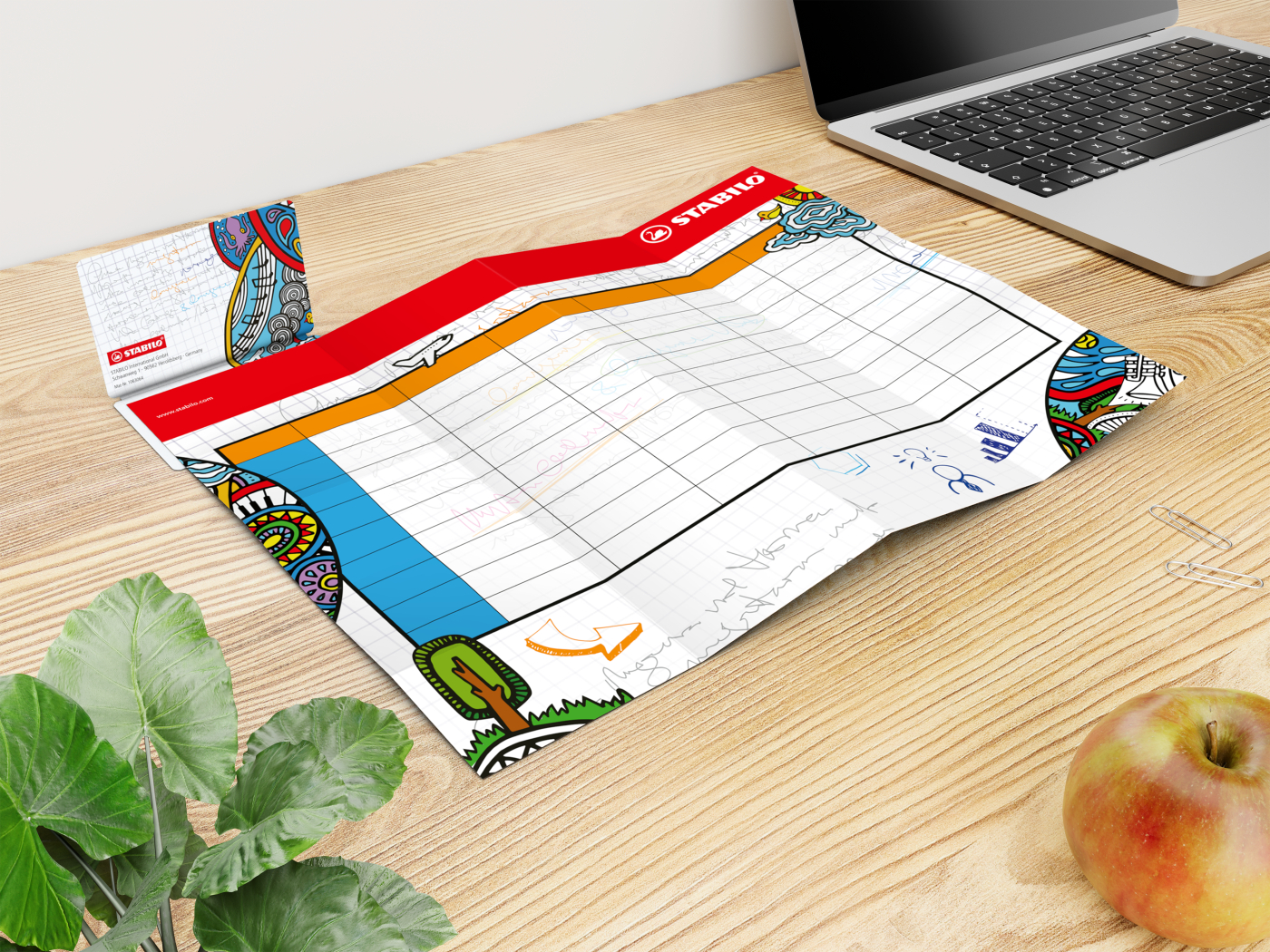 Faltplan Concept-Card Small, 24, gloss-individuell