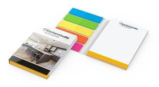 Haftnotiz-Set Bern Softcover Individuell Bestseller, gloss-individuell
