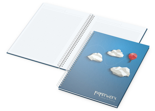 Notizbuch Bizz-Book Cover-Star Bestseller, A4-Plus, matt-individuell