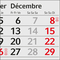Tischkalender Desktop 3 Color Bestseller, 2 Jahre, weiß