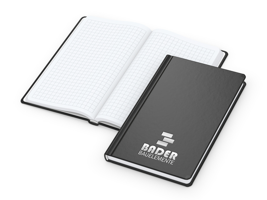 Notizbuch Easy-Book Basic Bestseller, Pocket, schwarz inkl. Silberprägung
