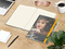 Notizbuch Match-Book Creme Bestseller, A4, Cover-Star, matt-individuell, gelb