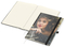 Notizbuch Match-Book Creme Bestseller, A4, Cover-Star, matt-individuell, schwarz