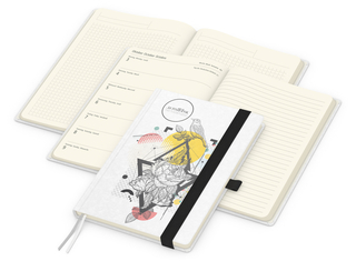 Wochenplaner Match-Hybrid Creme Bestseller, Natura individuell, schwarz