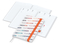 Wochenplaner Match-Hybrid White Bestseller, A5, Natura individuell, orange