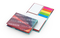 Haftnotiz-Set Prag Bookcover White Bestseller, matt-individuell, Farbschnitt rot