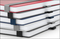 Notizbuch Vision-Book White Bestseller, A5, rot inkl. Kupferprägung