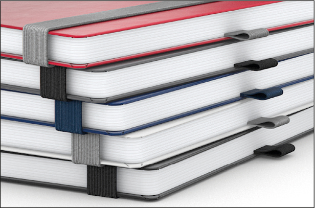 Notizbuch Vision-Book Creme Bestseller, A4, rot