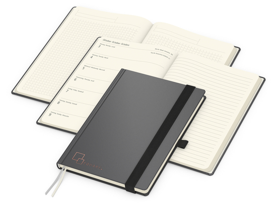 Wochenplaner Vision-Hybrid Creme Bestseller inkl. Kupferprägung