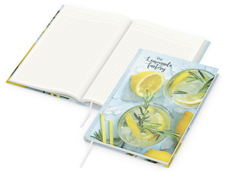 Notizbuch Note-Book inkl. 4C-Druck, A4, Natura Recycling