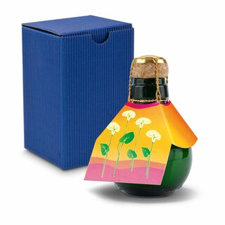 Origineller Sekt Calla - Karton Blau, 125 ml 2K1358e3