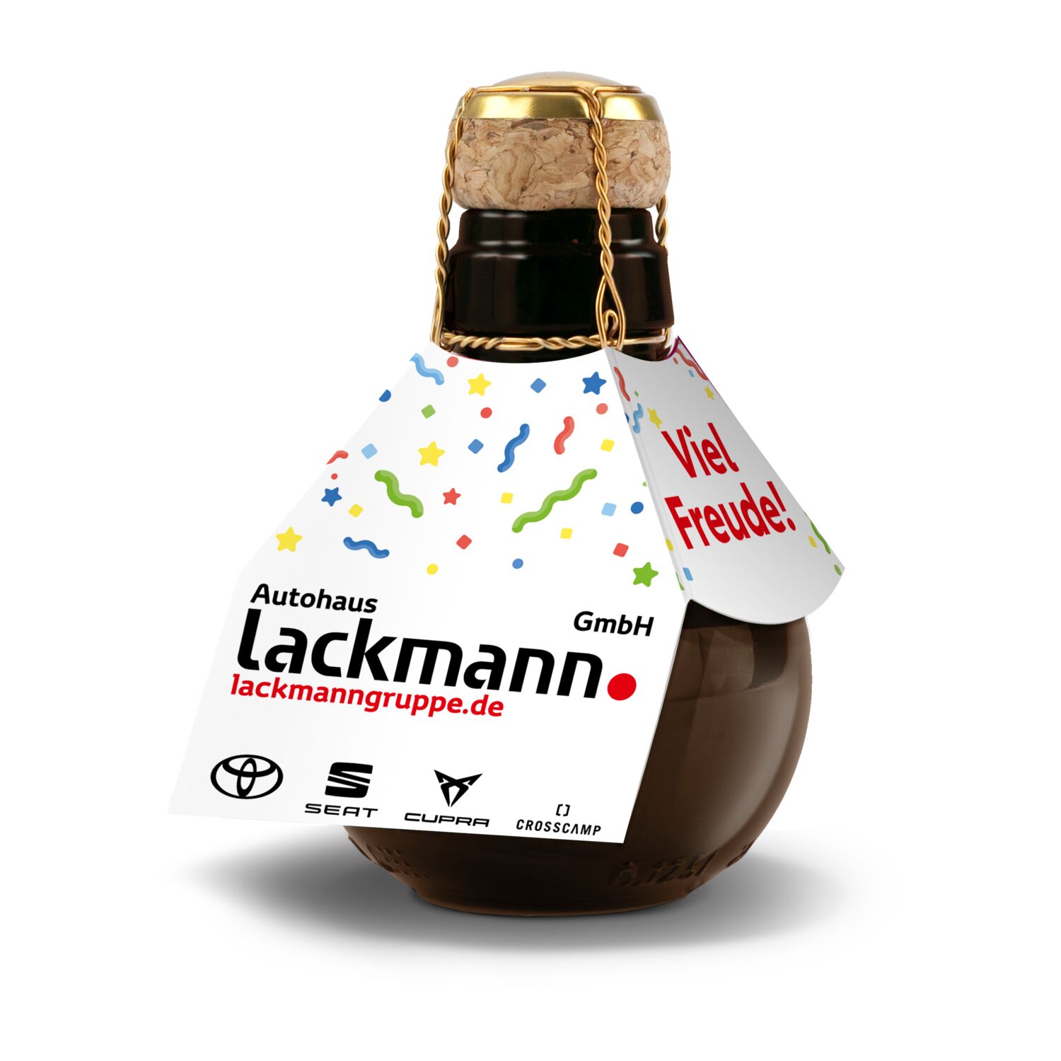 Kleinste Sektflasche der Welt Zum Wohl, 125 ml 2K1540w