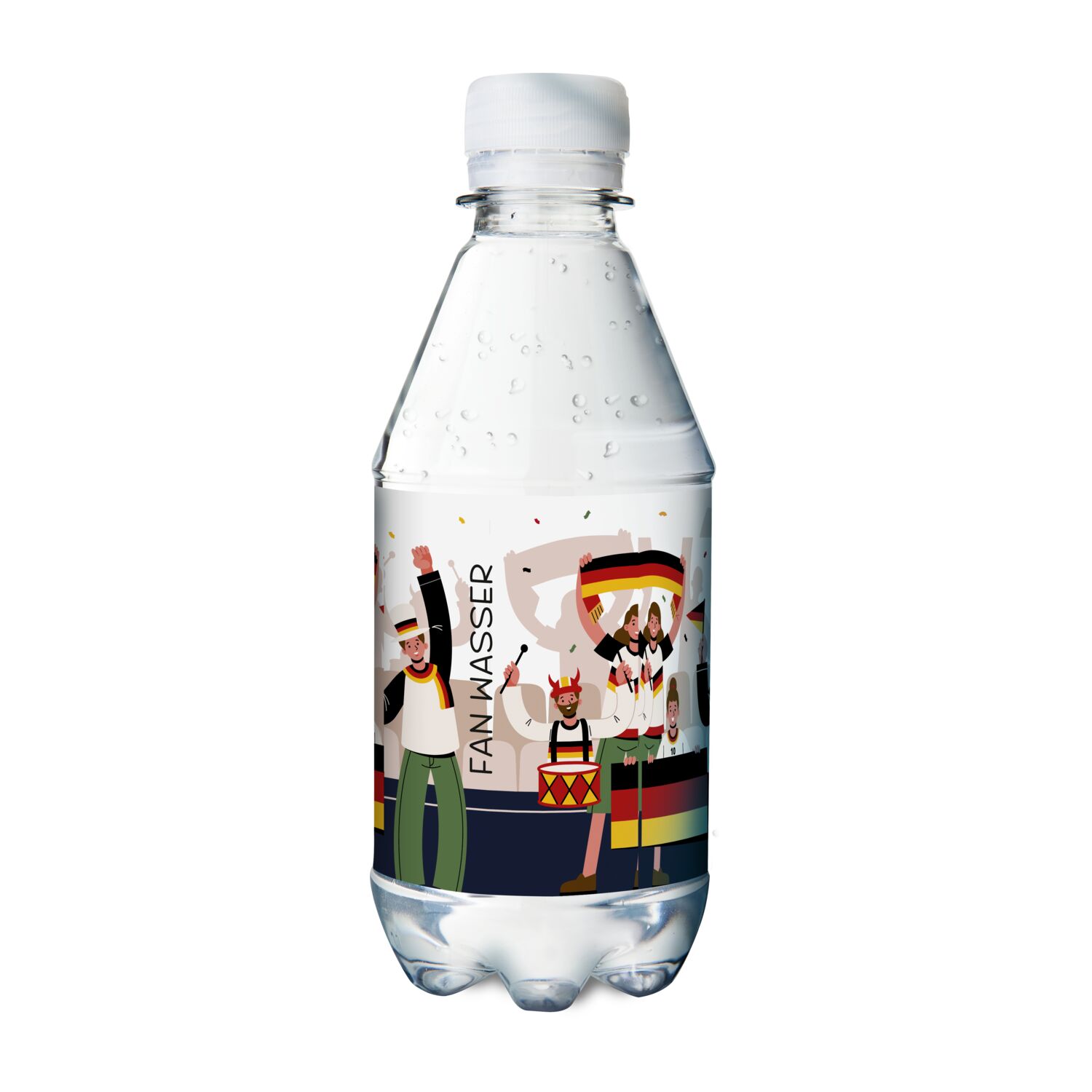 330 ml PromoWater - Mineralwasser - Papier-Etikett 2P002P