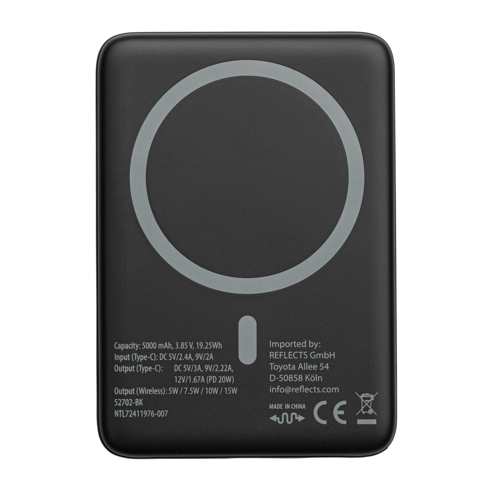 Magnetische 15W Wireless Powerbank REEVES-BOSTROCK 5000 mAh