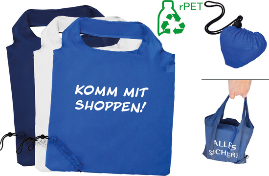 Faltbare rPET Einkaufstasche Hamburg