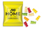 Mini-Gummibärchen vegan im Werbetütchen 15 g Fruchtmischung weiße kompostierbare Folie