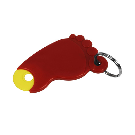 Schlüsselanhänger Fuss