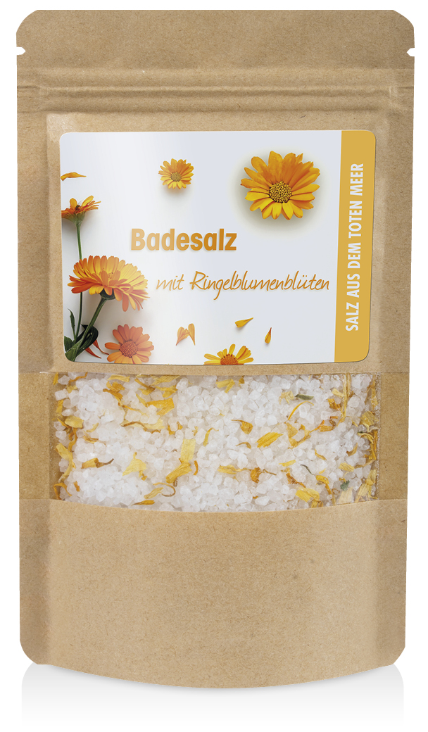 Badesalz PUR, 200 g in ZIP-Tasche mit 4c Etikett