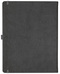 Notizbuch Style Large im Format 19x25cm, Inhalt blanco, Einband Slinky in der Farbe Dark Grey