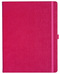 Notizbuch Style Large im Format 19x25cm, Inhalt liniert, Einband Slinky in der Farbe Pink