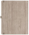 Notizbuch Style Large im Format 19x25cm, Inhalt liniert, Einband Woody in der Farbe Sludge