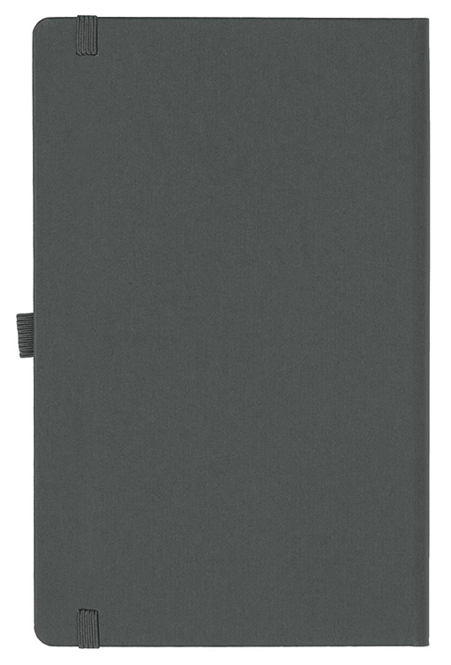 Notizbuch Style Medium im Format 13x21cm, Inhalt blanco, Einband Fancy in der Farbe Graphite