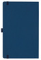 Notizbuch Style Medium im Format 13x21cm, Inhalt kariert, Einband Fancy in der Farbe Royal Blue