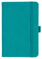 Notizbuch Style Small im Format 9x14cm, Inhalt blanco, Einband Slinky in der Farbe Turquoise