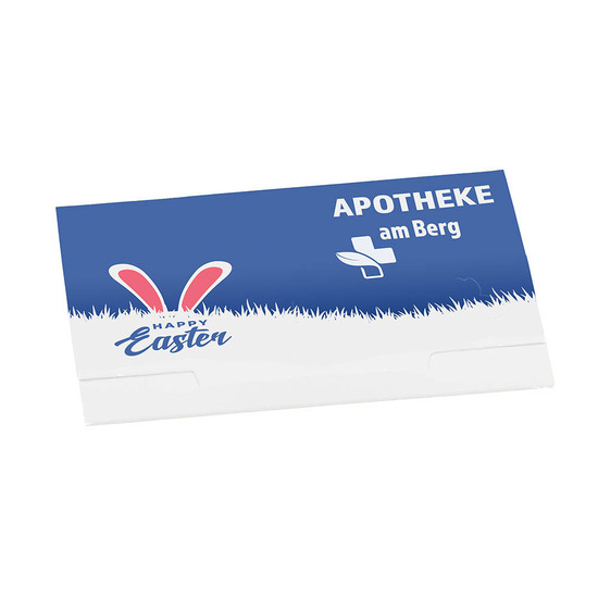 Samenpapier in Klappkärtchen - Ostern - Häschen