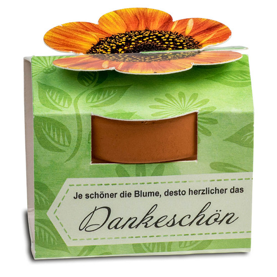 Tontöpfchen-Blume mit Samen - Kräutermischung