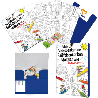 Malset A6 – Standard - Volksbanken&Raiffeisenbanken - Tampondruck 2-c