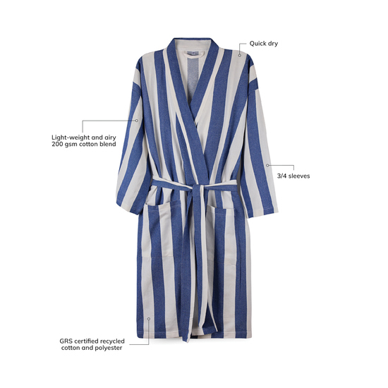 VINGA Ornos GRS Hamam-Bademantel L/XL