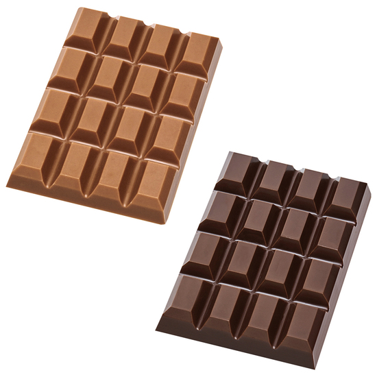 Schokolade 20 g Tafel, Inhalt: Callebaut Vollmilch