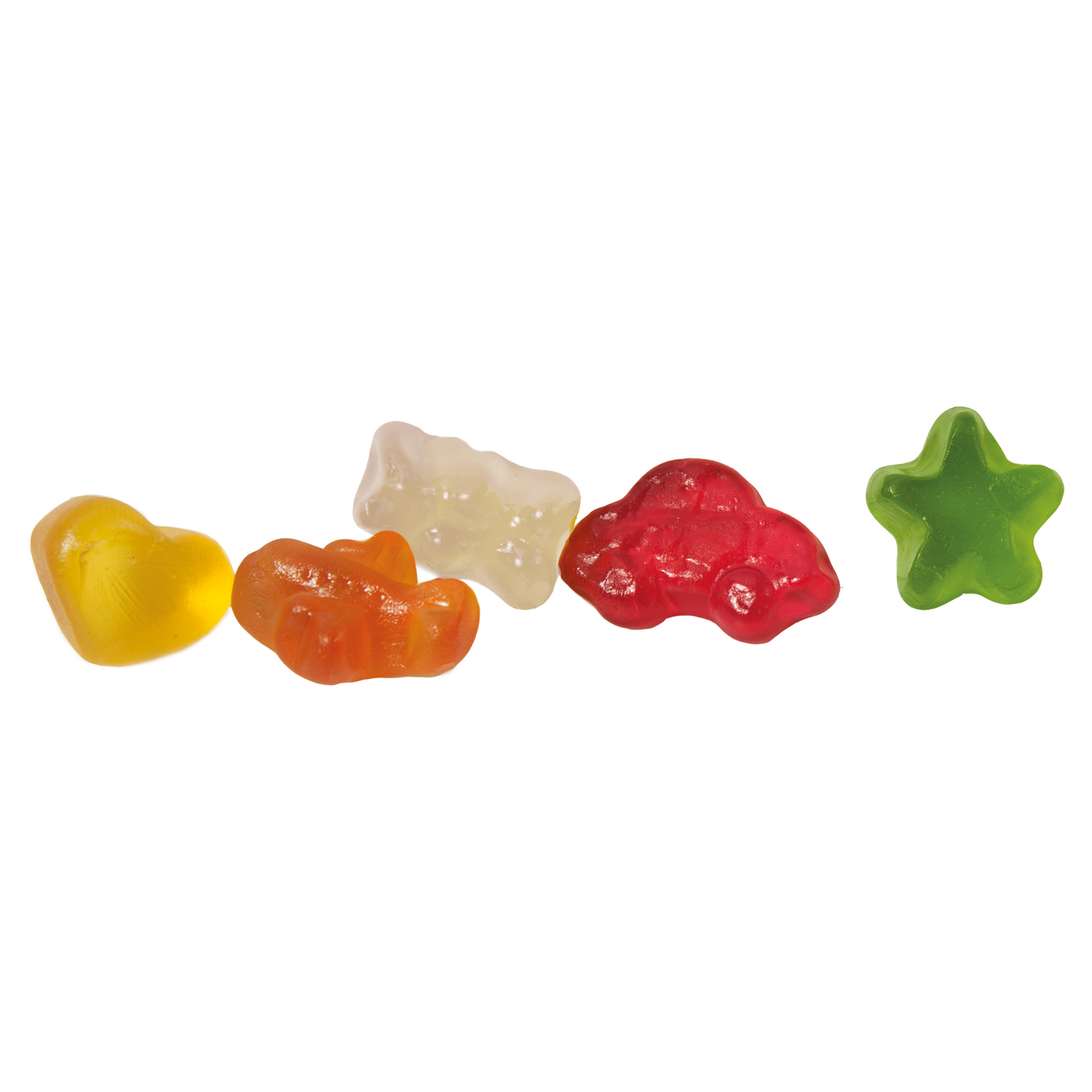 HARIBO Kettenbeutel 4er, Inhalt: HARIBO Smileys