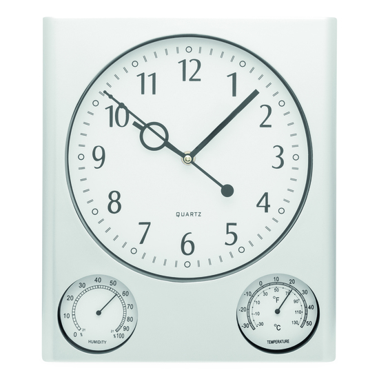 Rechteckige Wanduhr SATURN 56-0401517