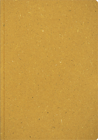 Notizheft Earth Tone A5, orange (curcuma), Naturpapier