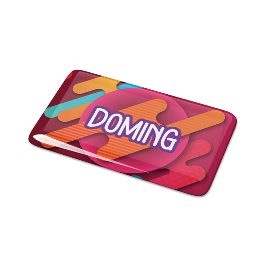 Doming Rechteck 40x20 mm