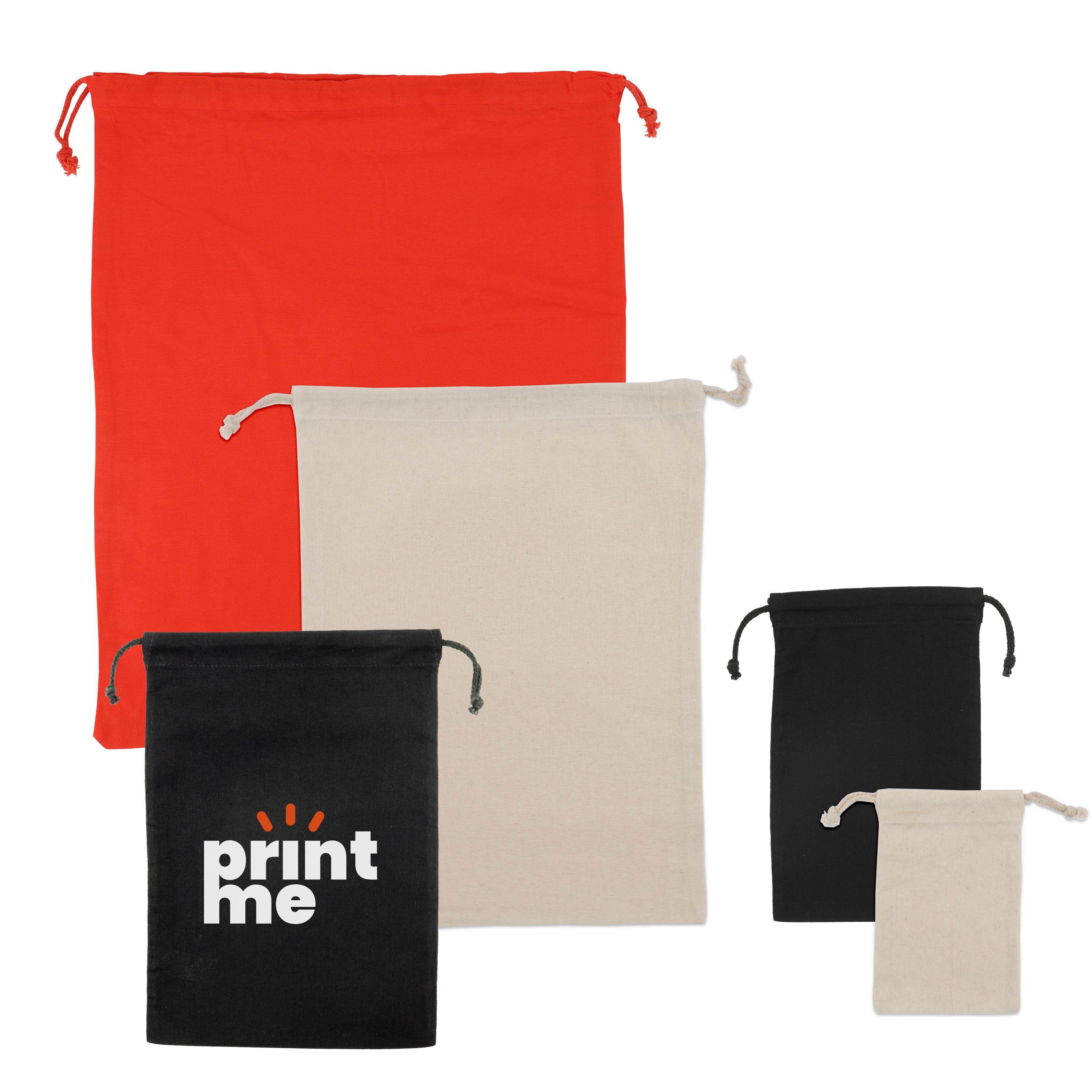 Baumwollbeutel mit Kordelzug  DKE061 30 x 40 cm  schwarz