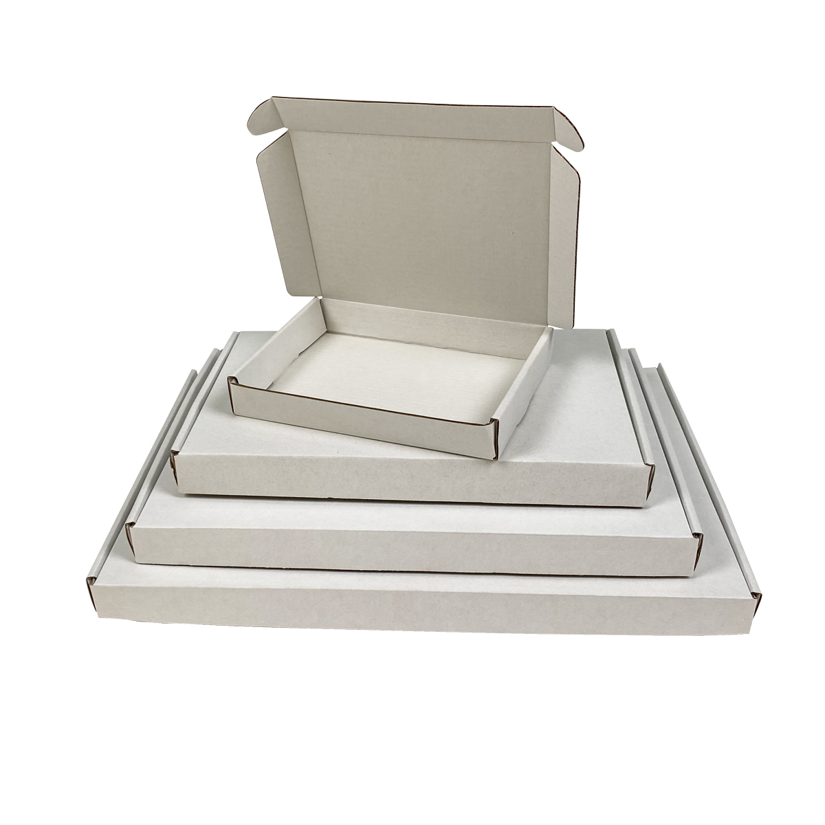 Versandkartonagen  VPD120 16 x 12 x 2,5 cm weiss